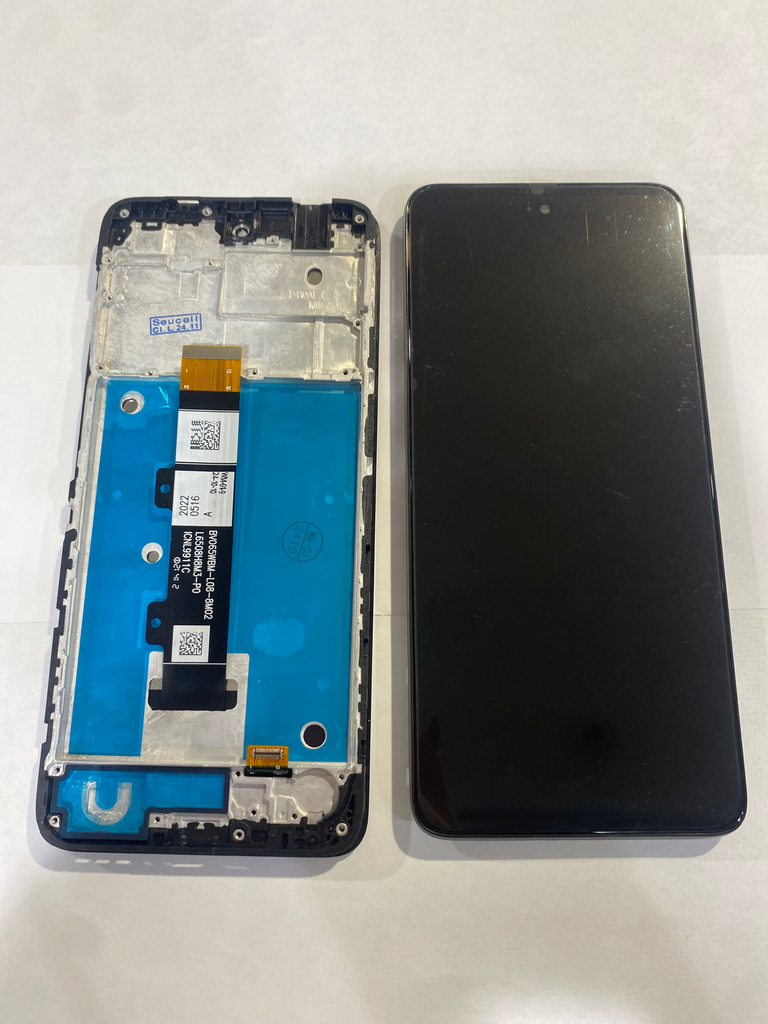 Frontal Motorola G22 Com Aro Cor Preto