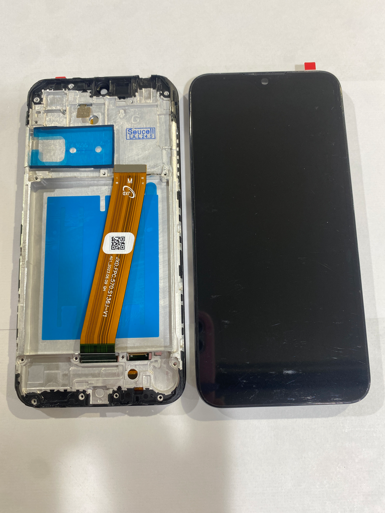 Frontal Samsung A01 Versao M Com Aro Cor Preto