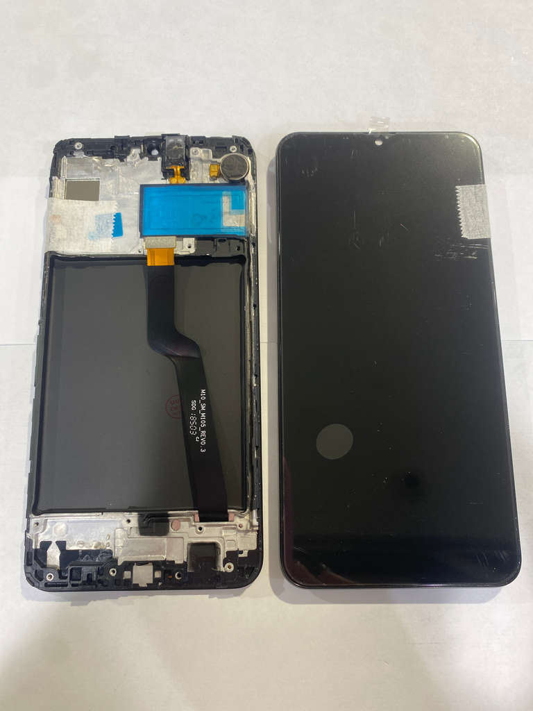 Frontal Samsung A10 Cor Preto Com Aro