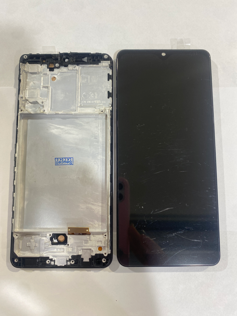 Frontal Samsung A31 Incell Com Aro