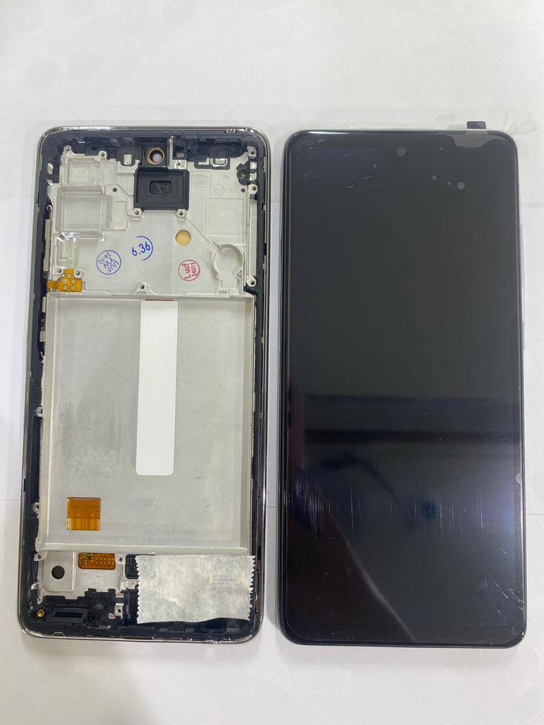 Frontal Samsung A52/A52S Original Cor Preto Com Aro