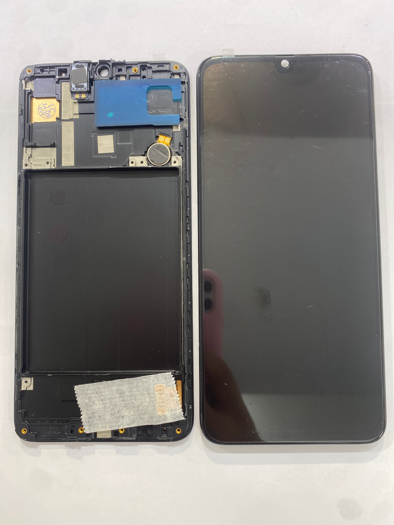Frontal Samsung A70 Original Cor Preto Com Aro