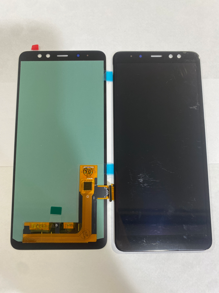 Frontal Samsung A8 Plus 2018/A730 Cor Preto