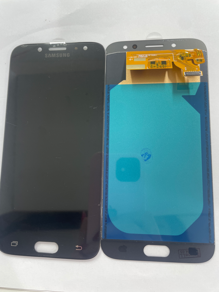 Frontal Samsung J7 Pro/J730 Paralela Com Brilho Cor Preto