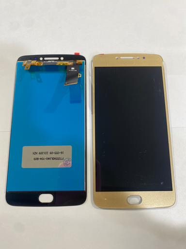 [C-E4-PLUSc-D] Frontal Motorola E4 Plus/XT1773 Cor Dourado Com Aro