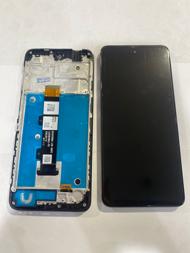 [C-G22c-P] Frontal Motorola G22 Com Aro Cor Preto