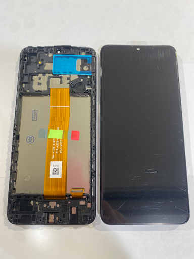 [C-A02c-P] Frontal Samsung A02/M02 Com Aro Cor Preto