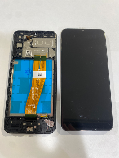 [C-A04Ecv-P] Frontal Samsung A04E Com Aro Cor Preto