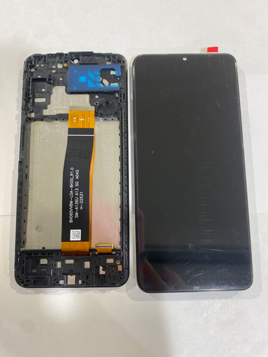 [C-A04Sc-P] Frontal Samsung A04S/A13 5G Com Aro Cor Preto