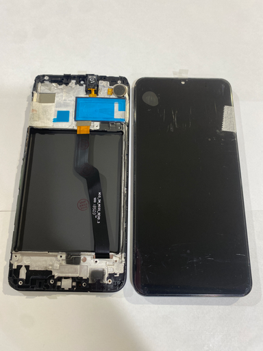 [C-A10c-P] Frontal Samsung A10 Cor Preto Com Aro
