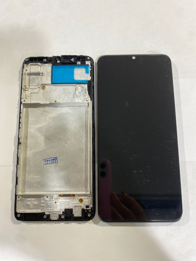[C-A22-4Gci-P] Frontal Samsung A22 4G Incell Cor Preto Com Aro