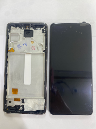 [C-A52cn-P] Frontal Samsung A52/A52S Original Cor Preto Com Aro
