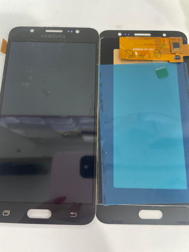 [C-J710x-P] Frontal Samsung J7 Metal/J7 2016/J710 Paralela Com Brilho Cor Preto