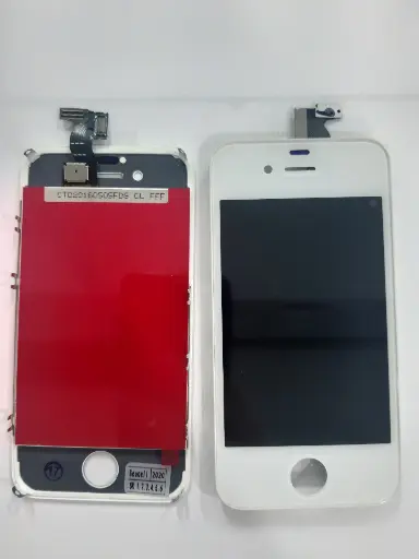 [C-IP4S-B] Frontal Apple Iphone 4S(A1387) Cor Branco